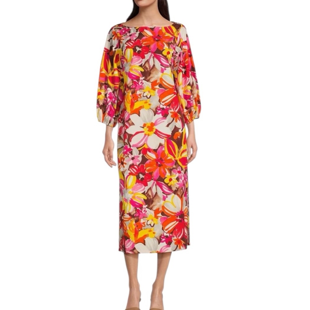 Frances Valentine Minnow Maxi Dress in Sun Flower SZ XS NWOT